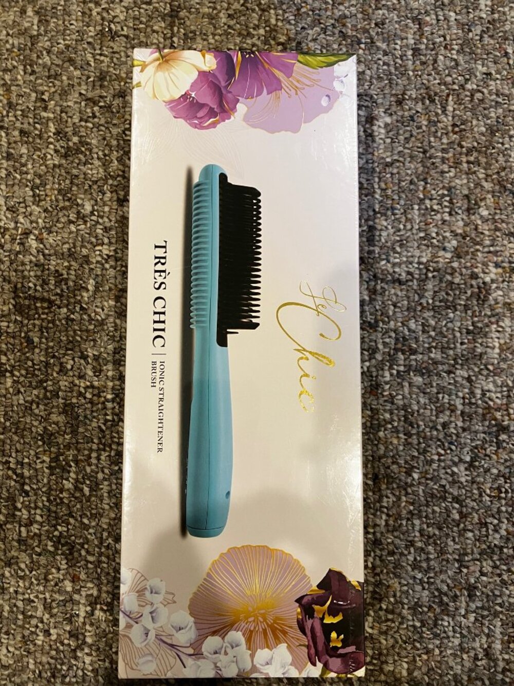 Le Chic Tres Chic Inconic Straightener Brush (Teal/Blue)